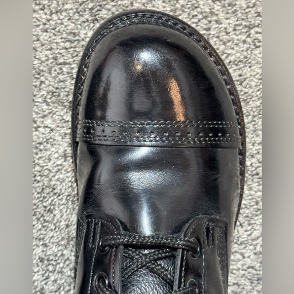 Corcoran Men’s Black Leather Size 9 E Paratrooper Jump Boots 1500 Made in USA - Picture 9 of 16